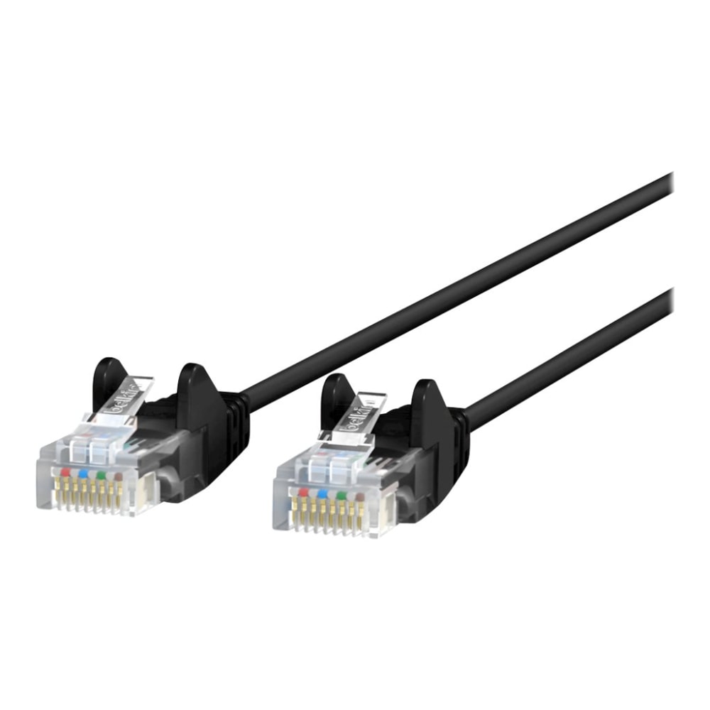 Belkin CAT6 Slim Gigabit Snagless UTP Ethernet Cable - 15 ft Category 6 Network Cable - CE001B15BLKS MPN:CE001B15-BLK-S