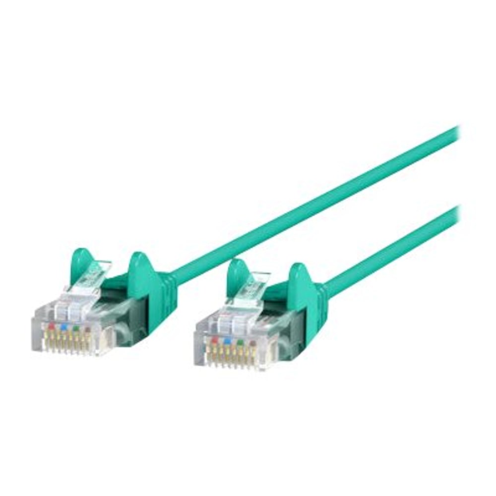 Belkin CAT6 Slim Gigabit Snagless UTP Ethernet Cable - 15 ft Category 6 Network Cable - CE001B15GRNS MPN:CE001B15-GRN-S