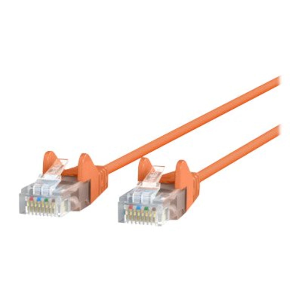 Belkin CAT6 Slim Gigabit Snagless UTP Ethernet Cable - 20 ft Category 6 Network Cable - CE001B20ORGS MPN:CE001B20-ORG-S