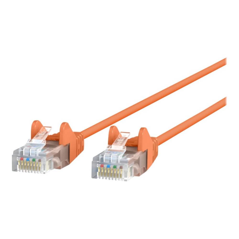 Belkin CAT6 Slim Gigabit Snagless UTP Ethernet Cable - 25 ft Category 6 Network Cable - CE001B25ORGS MPN:CE001B25-ORG-S
