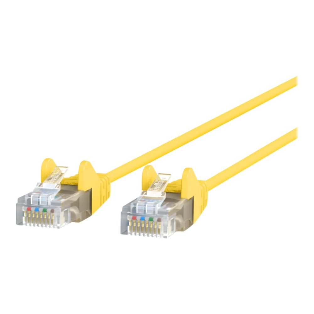 Belkin CAT6 Slim Gigabit Snagless UTP Ethernet Cable - 50 ft Category 6 Network Cable - CE001B50YLWS MPN:CE001B50-YLW-S