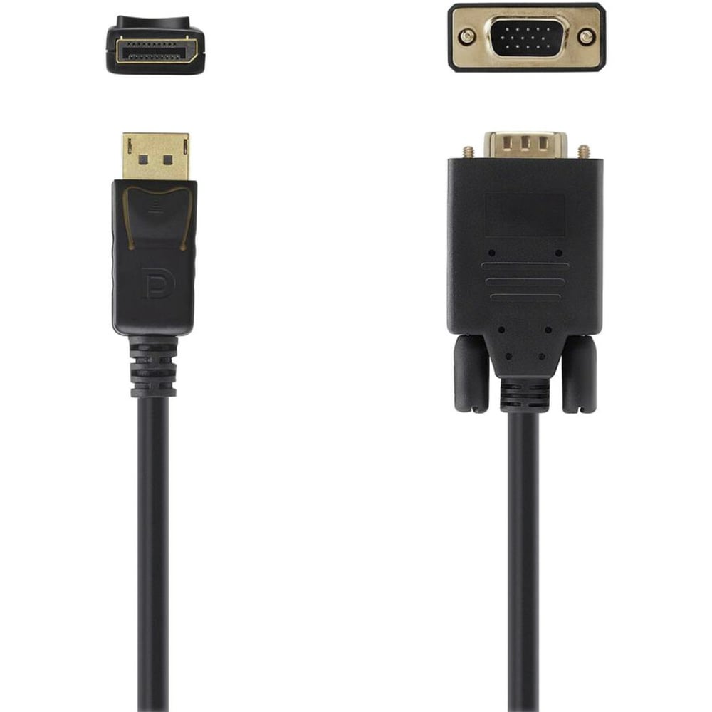 Belkin DisplayPort to VGA Cable, 6ft - supports up to 1920x 1080 pixels - M/M - 6 ft DisplayPort/VGA Video Cable - F2CD033B06 MPN:F2CD033B06