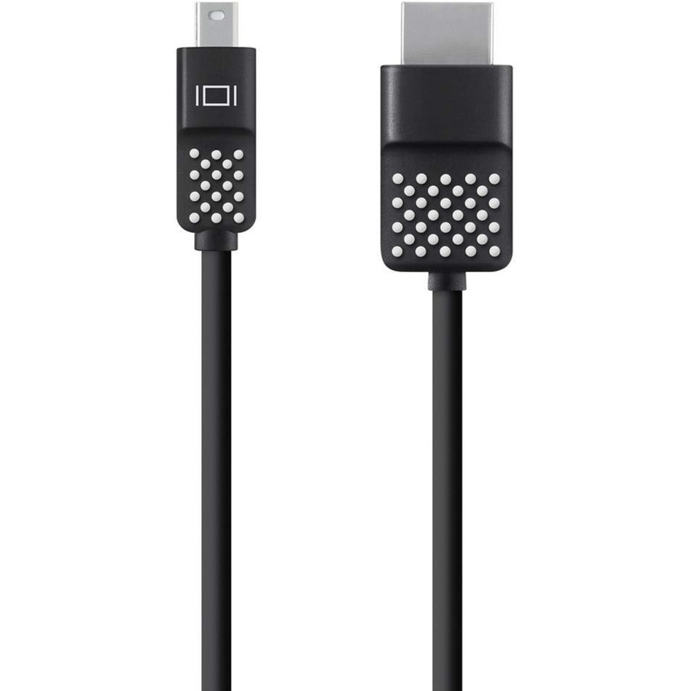 Belkin - Adapter cable - Mini DisplayPort male to HDMI male - 3.6 m - black - 4K support MPN:F2CD080BT12