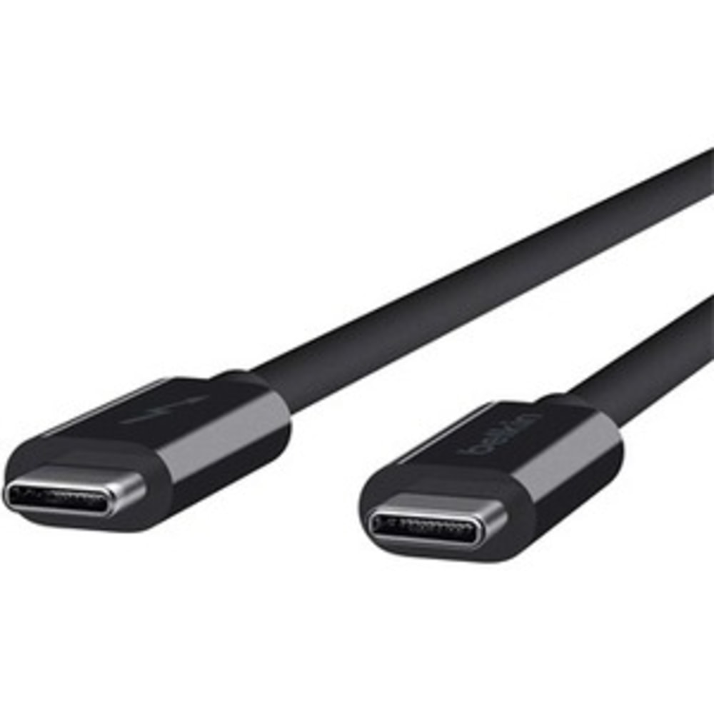 Belkin USB-C to USB-C Cable - 3.1 USB-C - 20 Gbps Data Transfer - 4k & Ultra HD Display - 1 Meter/3.3ft - Black - 3.28 ft USB Data Transfer Cable MPN:F2CD081BT1M-BLK