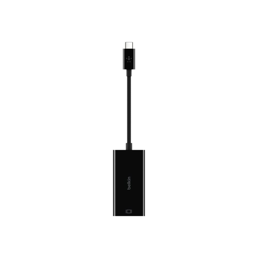 Belkin USB-C to HDMI Adapter (USB Type-C) - 1 x USB Type C - Male - 1 x HDMI Digital Audio/Video - Female - 4096 x 2160 Supported MPN:F2CU038BTBLK