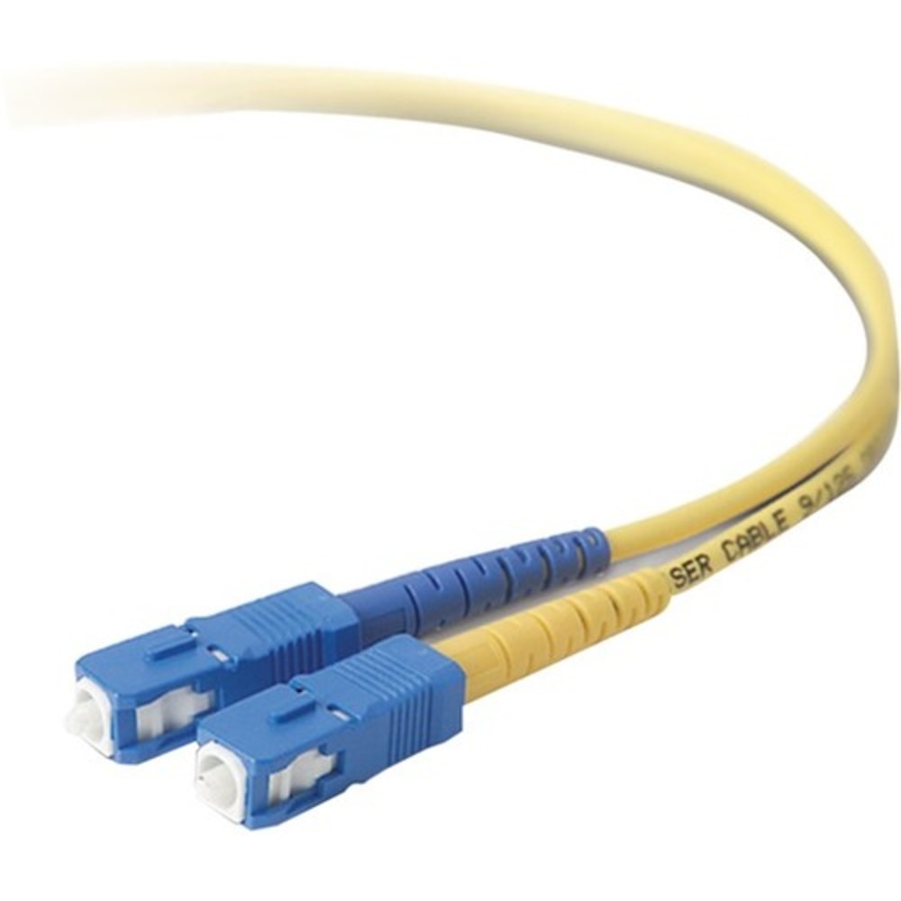 Belkin Fiber Optic Duplex Patch Cable - SC Male - SC Male - 49.21ft - Yellow MPN:F2F80277-15M