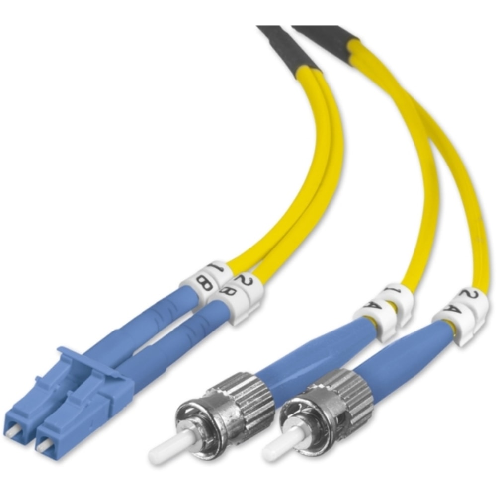 Belkin - Patch cable - LC/PC single-mode (M) to ST/PC single-mode (M) - 1 m - fiber optic - 8.3 / 125 micron - OS1 - yellow MPN:F2F802L0-01M