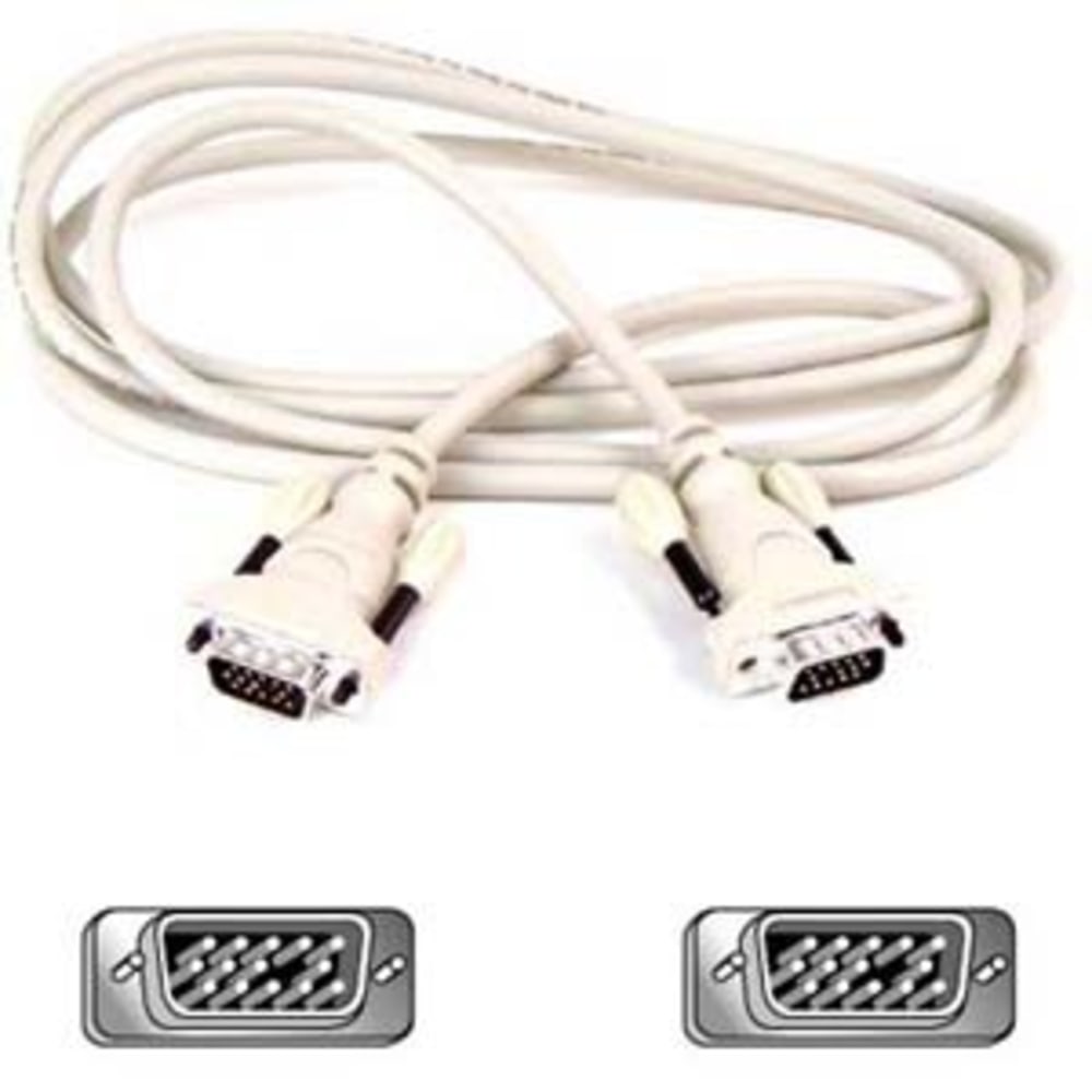 Belkin Pro Series VGA Monitor Signal Replacement Cable - HD-15 Male - HD-15 Male - 10ft MPN:F2N028B10
