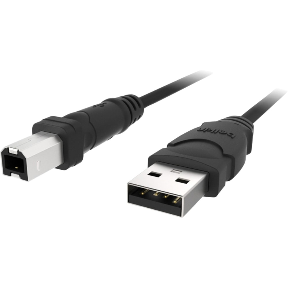 Belkin 10ft USB A/B Device Cable - USB cable - USB (M) to USB Type B (M) - USB 2.0 - 10 ft - for Epson WorkForce WF-2530 MPN:F3U133B10