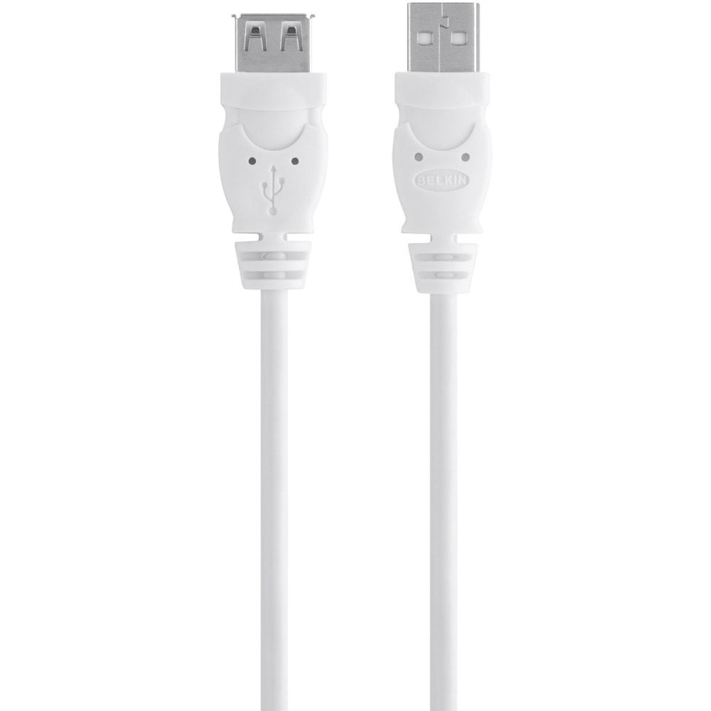 Belkin USB Extension Data Transfer Cable - 9.84 ft USB Data Transfer Cable - First End: USB 2.0 Type A - F3U153BT3M MPN:F3U153BT3M