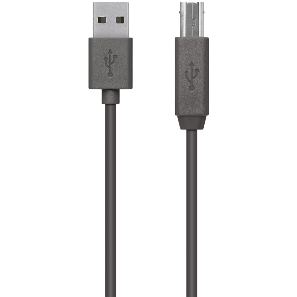 Belkin USB Data Transfer Cable - 15.75 ft USB Data Transfer Cable - First End: USB 2.0 Type A - Second End: USB Type B - Black MPN:F3U154BT4.8M