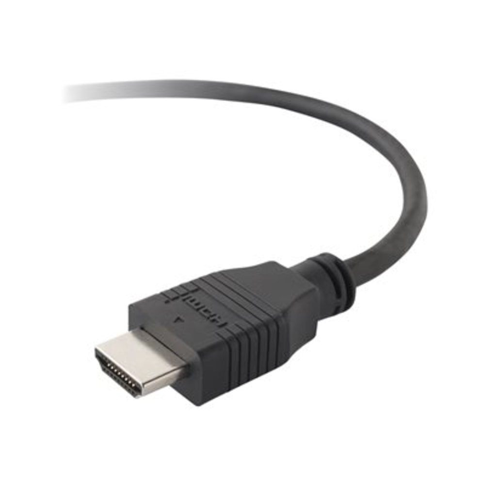 Belkin HDMI Cable, M/M - 4 ft HDMI A/V Cable for Audio/Video Device, TV - First End: 1x 19-pin HDMI Type A Digital Audio/Video - F8V3311B04CL2 MPN:F8V3311B04-CL2