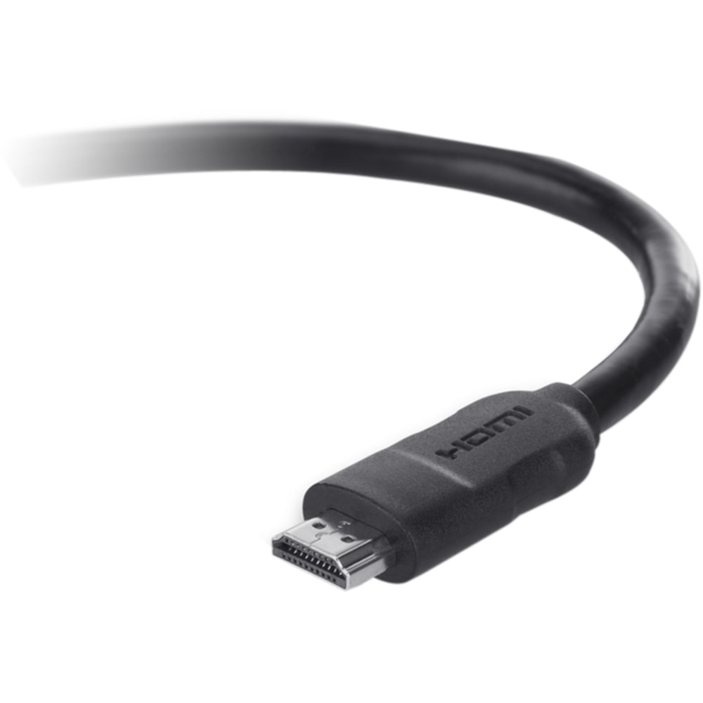 Belkin HDMI Cable, 12ft, Black, BKNF8V3311B12 MPN:F8V3311B12