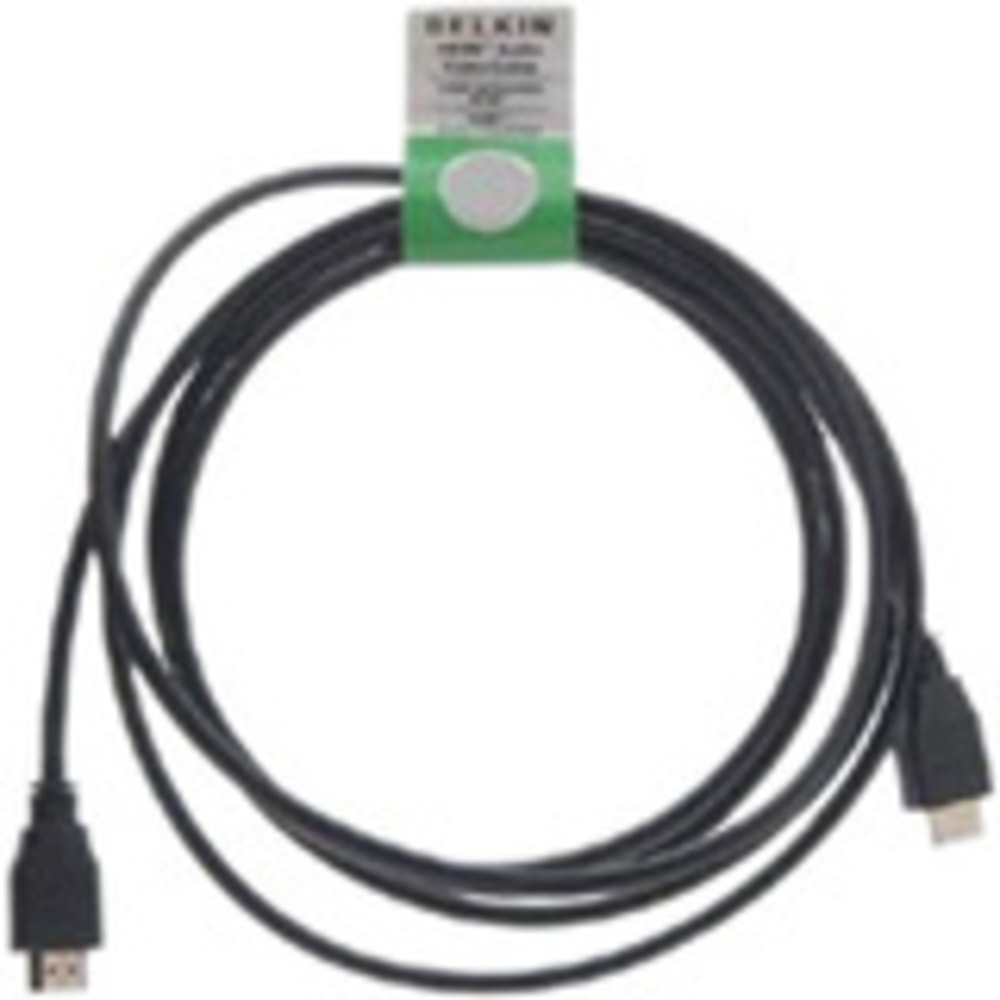 Belkin HDMI Cable - 29.86 ft HDMI A/V Cable for Audio/Video Device - First End: 1x 19-pin HDMI Type A Digital Audio/Video - F8V3311B30 MPN:F8V3311B30