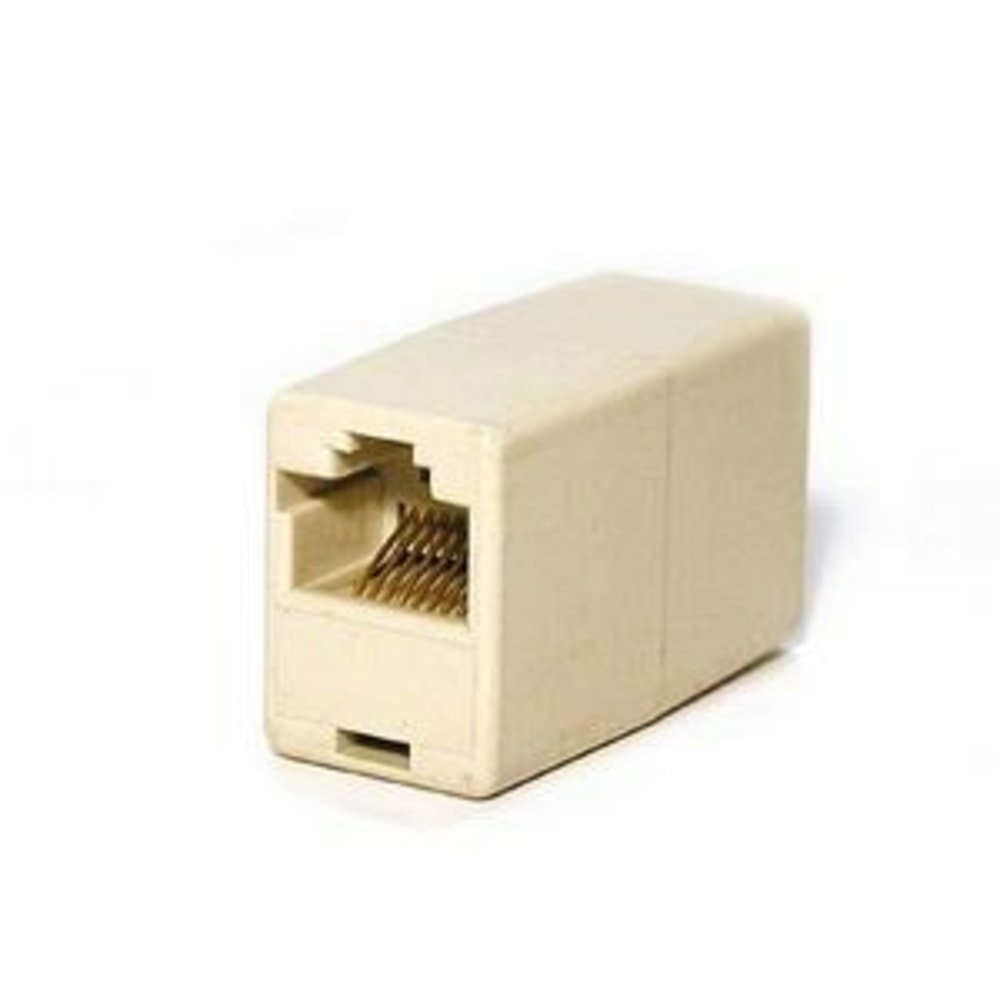 Belkin RJ45 Inline Coupler - 1 x RJ-45 Female - 1 x RJ-45 Female - Ivory MPN:R6G089-S