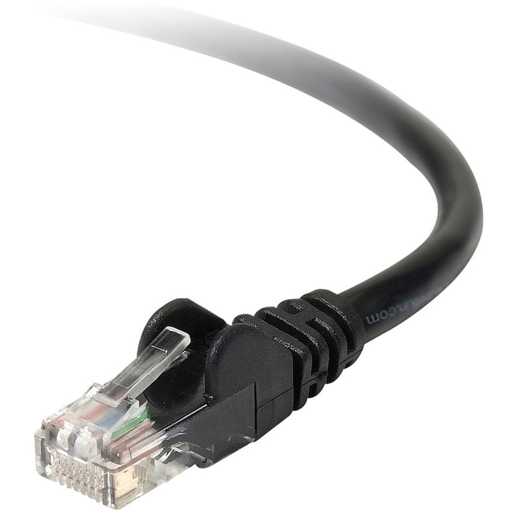 Belkin Cat.6 UTP Patch Cable - RJ-45 Male Network - RJ-45 Male Network - 10ft - Black MPN:TAA980-10-BLK-S