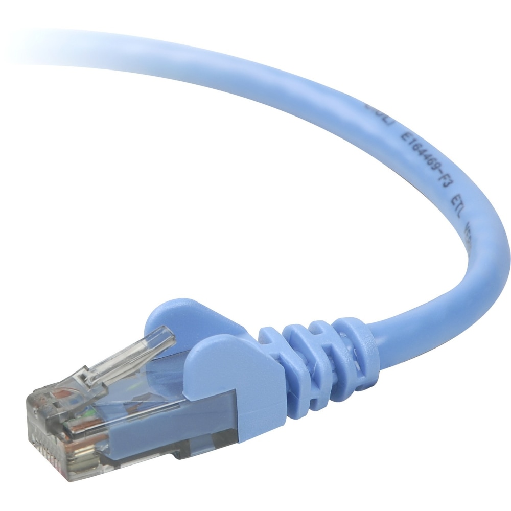Belkin Cat.6 UTP Patch Cable - RJ-45 Male Network - RJ-45 Male Network - 20ft - Blue MPN:TAA980-20-BLU-S