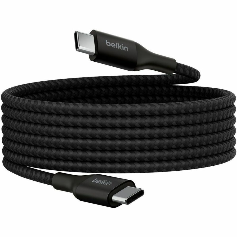 Belkin BoostCharge USB-C to USB-C Cable 240W - 6.56 ft USB-C Data Transfer Cable - CAB015BT2MBK MPN:CAB015BT2MBK