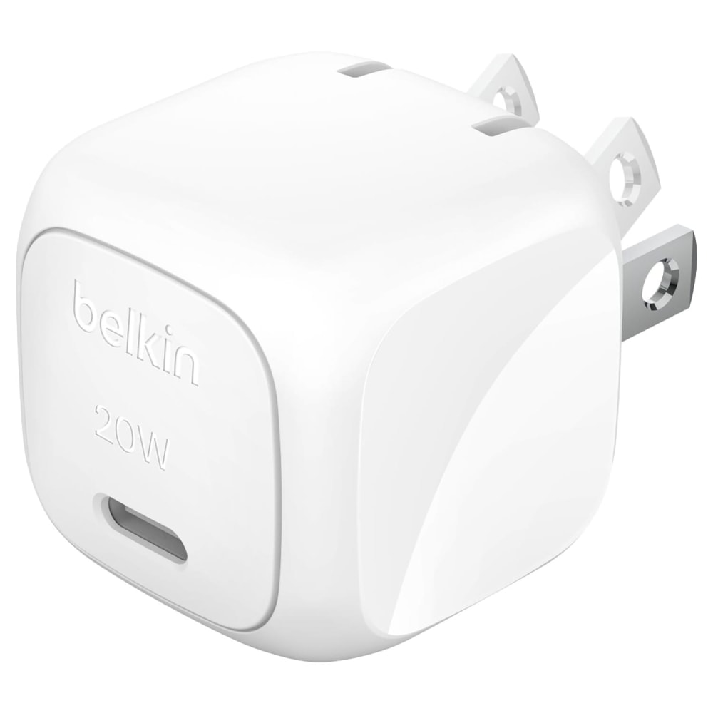 Belkin BoostCharge Compact USB-C Wall Charger for Iphone/Samsung/Google, 20W, White, WCA009DQWH MPN:WCA009DQWH
