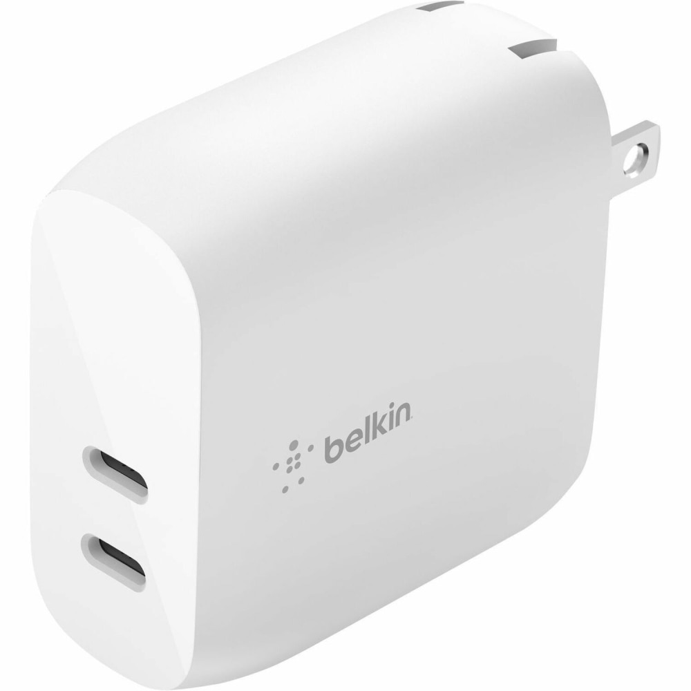 Belkin BoostCharge Dual USB-C Wall Charger, 40W, White, WCB006DQWH MPN:WCB006DQWH
