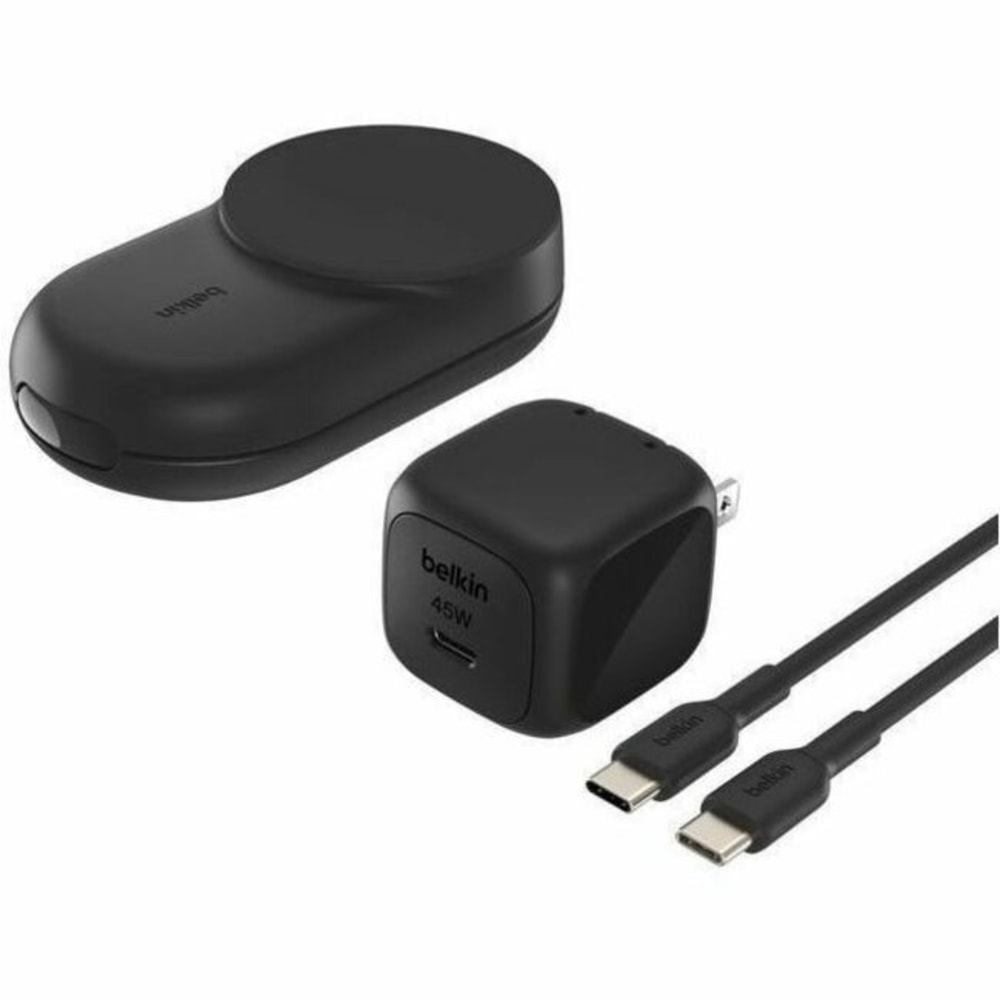 Belkin UltraCharge 3-in-1 Foldable Magnetic Charger with Qi2 25W, WIZ037TTBK MPN:WIZ037TTBK