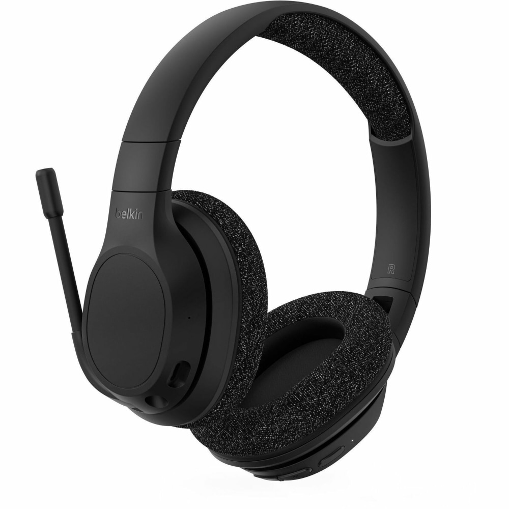 Belkin SoundForm Adapt Wireless Over-Ear Headset, Headphones - AUD005BTBLK MPN:AUD005BTBLK