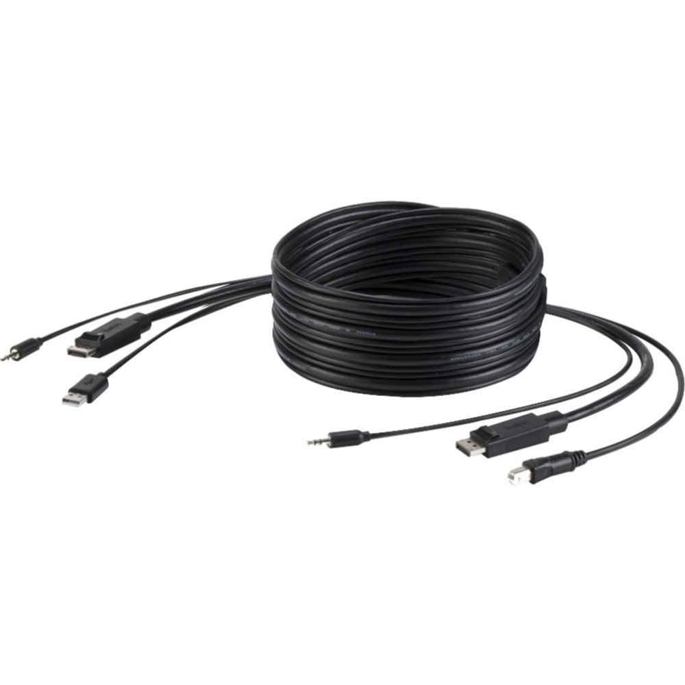 Belkin TAA DP/USB/Aud SKVM CBL, DP M/M; USB A/B - 6 ft - Black MPN:F1D9019B06T