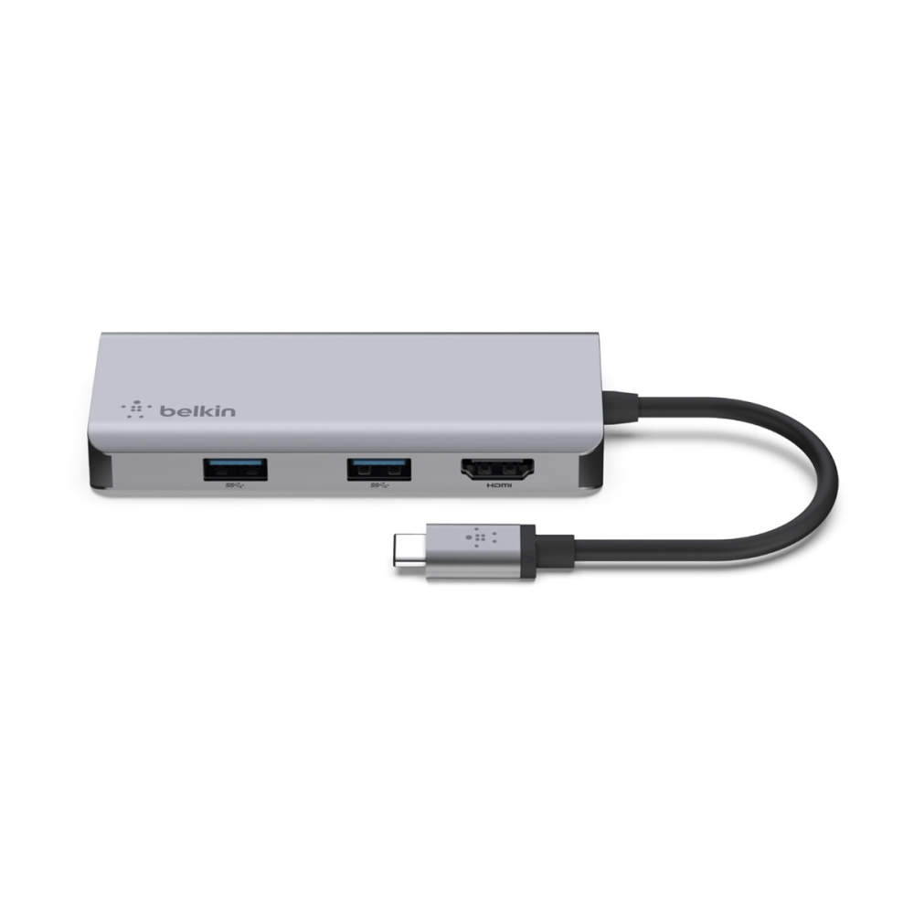 Belkin CONNECT USB-C 5-in-1 Multiport Hub - Docking station - USB-C - HDMI MPN:AVC007FQSGY-V2