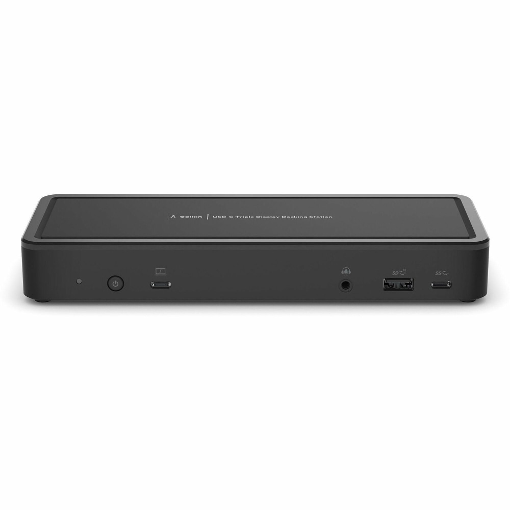 Belkin Universal USB-C Triple Display Laptop Docking Station - Chrome OS & Windows - 85W - USB Type C - Wired MPN:INC003TTBK