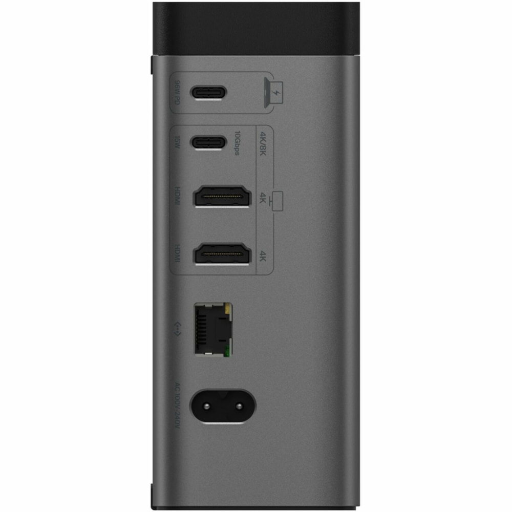 Belkin 11-in-1 Triple Display USB-C Docking Station, 10 Gbps, Grey, INC020TTSGY MPN:INC020TTSGY