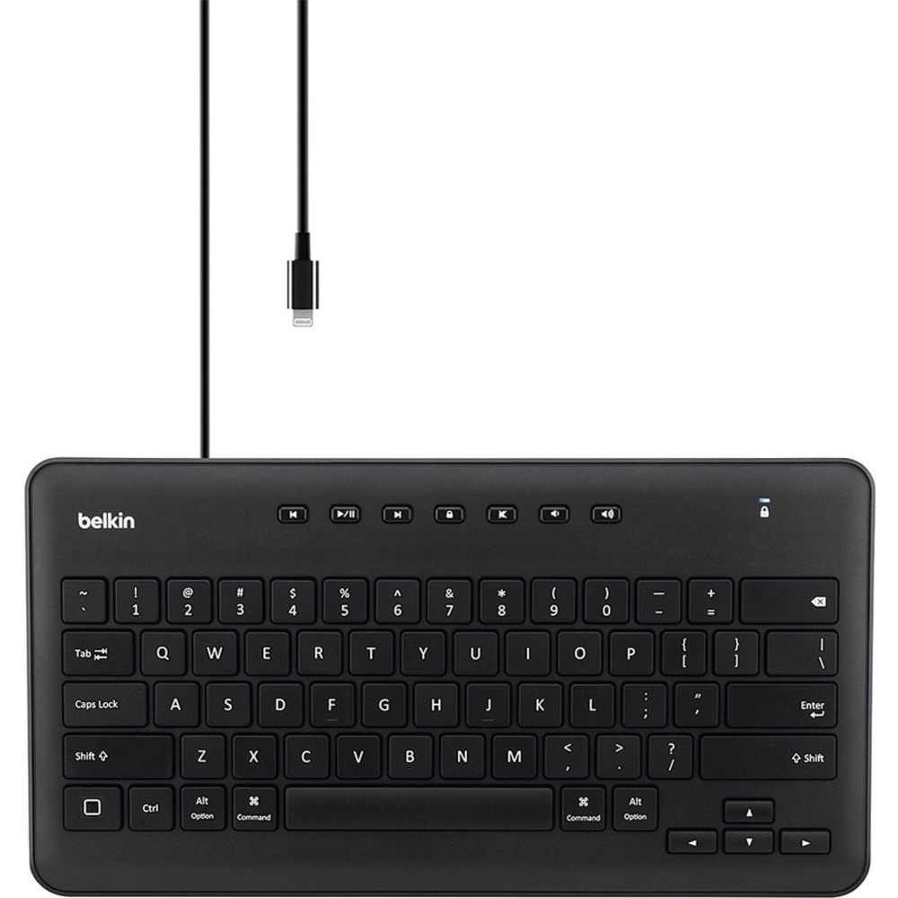 Belkin Wired Keyboard for iPad with Lightning Connector - Designed for Classroom Use - MFI Certified - Cable Connectivity - B2B124 MPN:B2B124