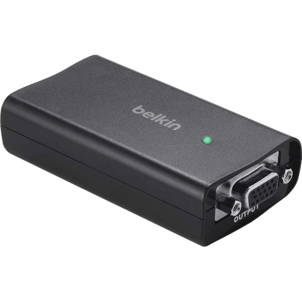 Belkin HDMI To VGA + 3.5mm Audio Adapter Video Converter, Black MPN:F2CD053
