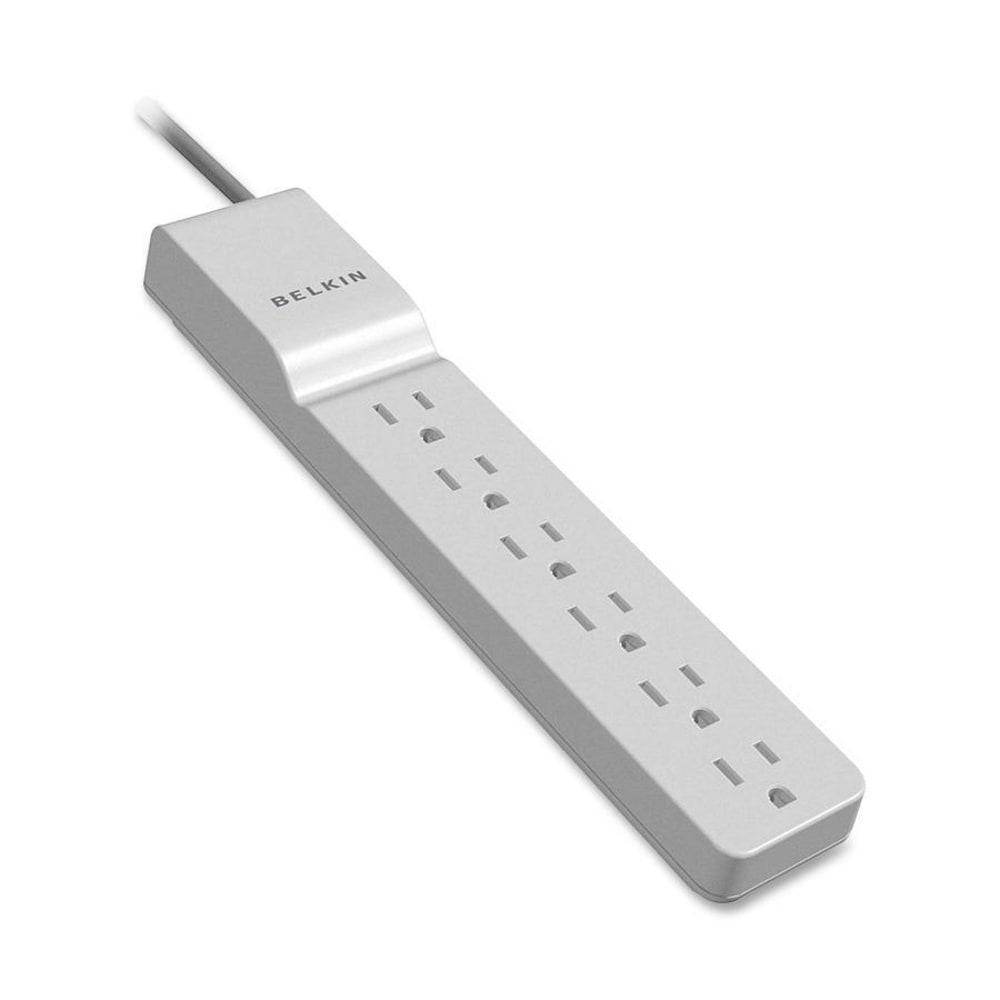 Belkin SurgeMaster Home Grade Surge Protector, 6 Outlets, 4-Foot Cord, 709 Joules MPN:BE106000-04