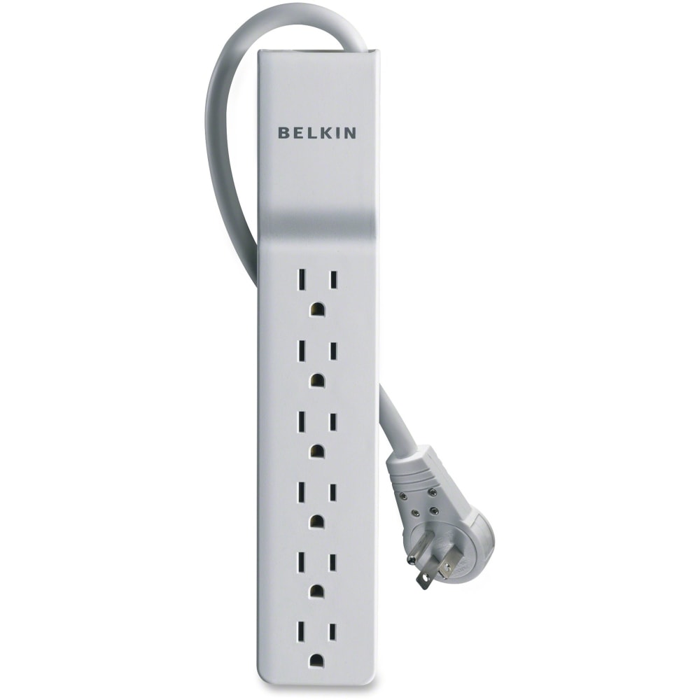 Belkin Home/Office Series Surge Protector With 6 Outlets And Rotating Plug MPN:BE106000-08R