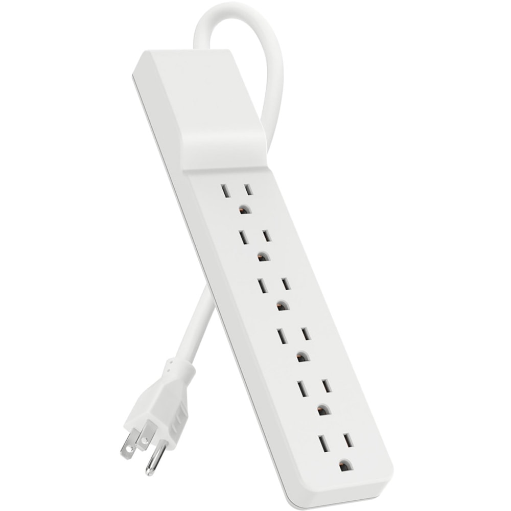 Belkin Home/Office Series Surge Protector, 6 Outlets, 10ft Cord, 700 Joules, White MPN:BE106000-10