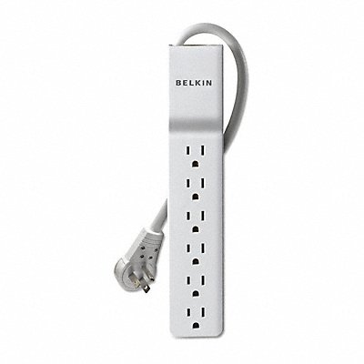 Surge Protector 6-Outlets White MPN:BE106000-10