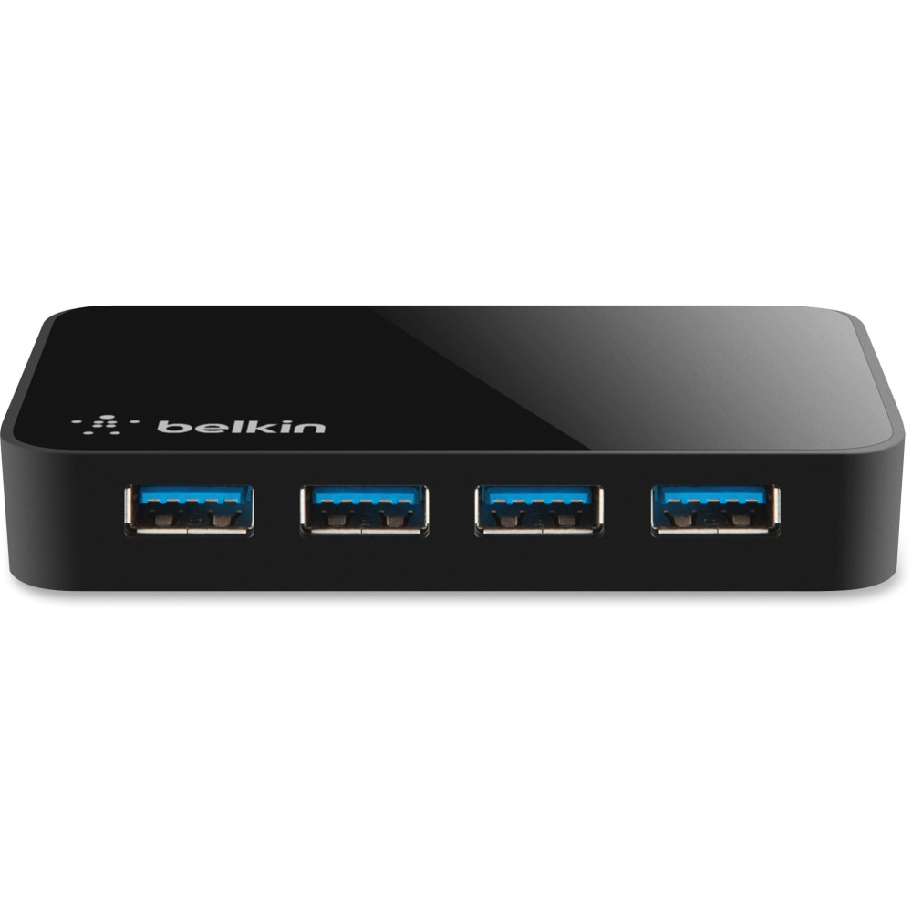 Belkin SuperSpeed USB 3.0 4-port Hub - USB - 640 MB/s - Smartphone - External - 4 USB Port(s) - 4 USB 3.0 Port(s) MPN:F4U058TT