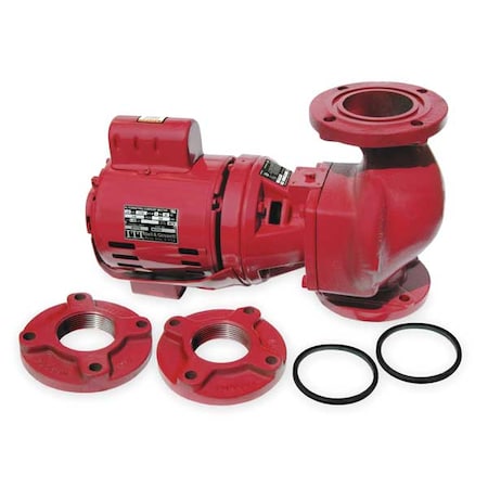 Hydronic Circulating Pump, 1/4 hp, 115V, 1 Phase, Flange Connection MPN:102222