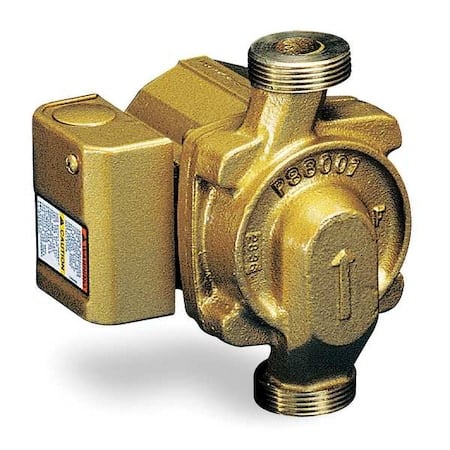 Hydronic Circulating Pump, 1/25 hp, 115V, 1 Phase, Union Connection MPN:103255LF