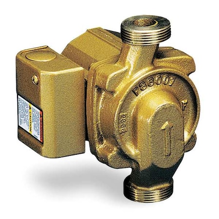Hydronic Circulating Pump, 1/40 hp, 115V, 1 Phase, Union Connection MPN:103261LF