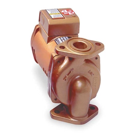 Portable Water Circulating Pump, 1/6 hp, 115V, 1 Phase, Flange Connection, 17 ft Max Head MPN:1BL017LF