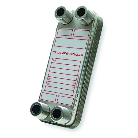 Heat Exchanger, 20 Plates, 0.0159 Gal/Chnl MPN:BP411-20-LCA