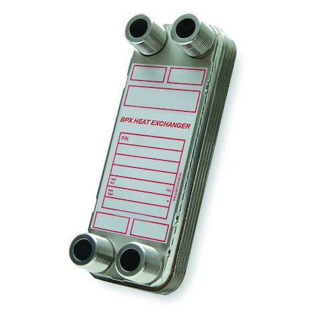 Heat Exchanger, 42 Plates, 0.0273 Gal/Chnl MPN:BPR415-42-LCA