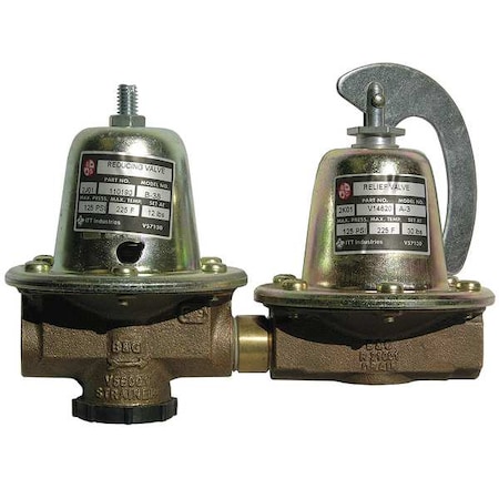 Water Pressure Reducing Valve, 1/2 In. MPN:110199LF