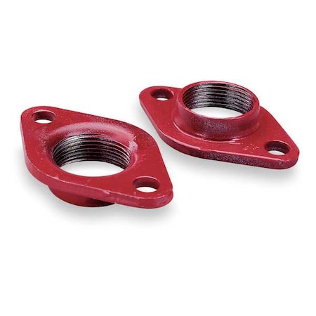 Flange, Cast Iron, FNPT, 1 1/4 in, PK2 MPN:101203