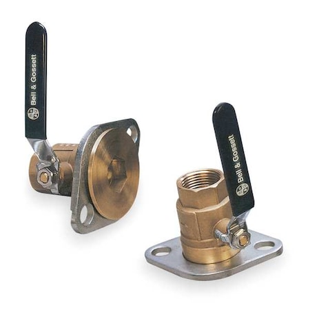 Flange, Brass/Steel, FNPT, 3/4in, PK2 MPN:101221LF