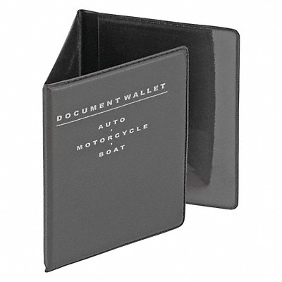 Tri-Fold Document Wallet Black MPN:11003-8