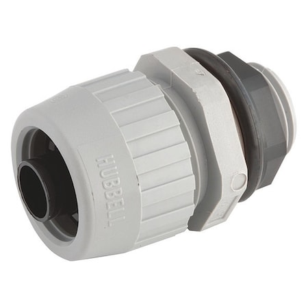 Conduit Fitting Connector, 1-1/4 in, Liquid-Tight, Nylon MPN:4725