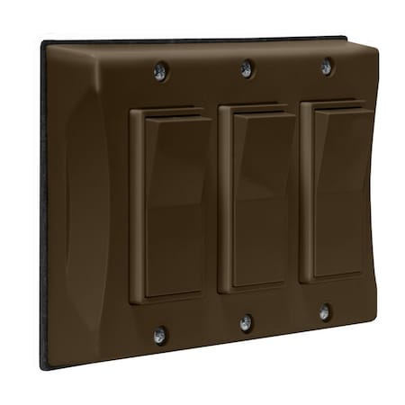 Weatherproof Cover 3-Gang, Vertical, Dec MPN:5129-2