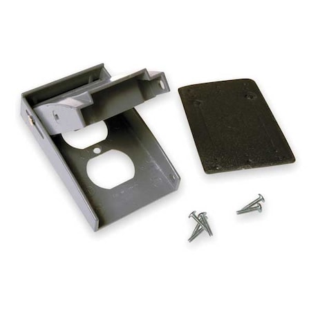 Weatherproof Cover, Single Gang Box Type, 1 Gang, Flip/Snap Cover Type MPN:5027-0